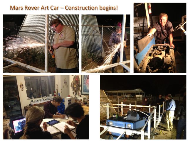 Mars Rover Art Car - Construction begins...